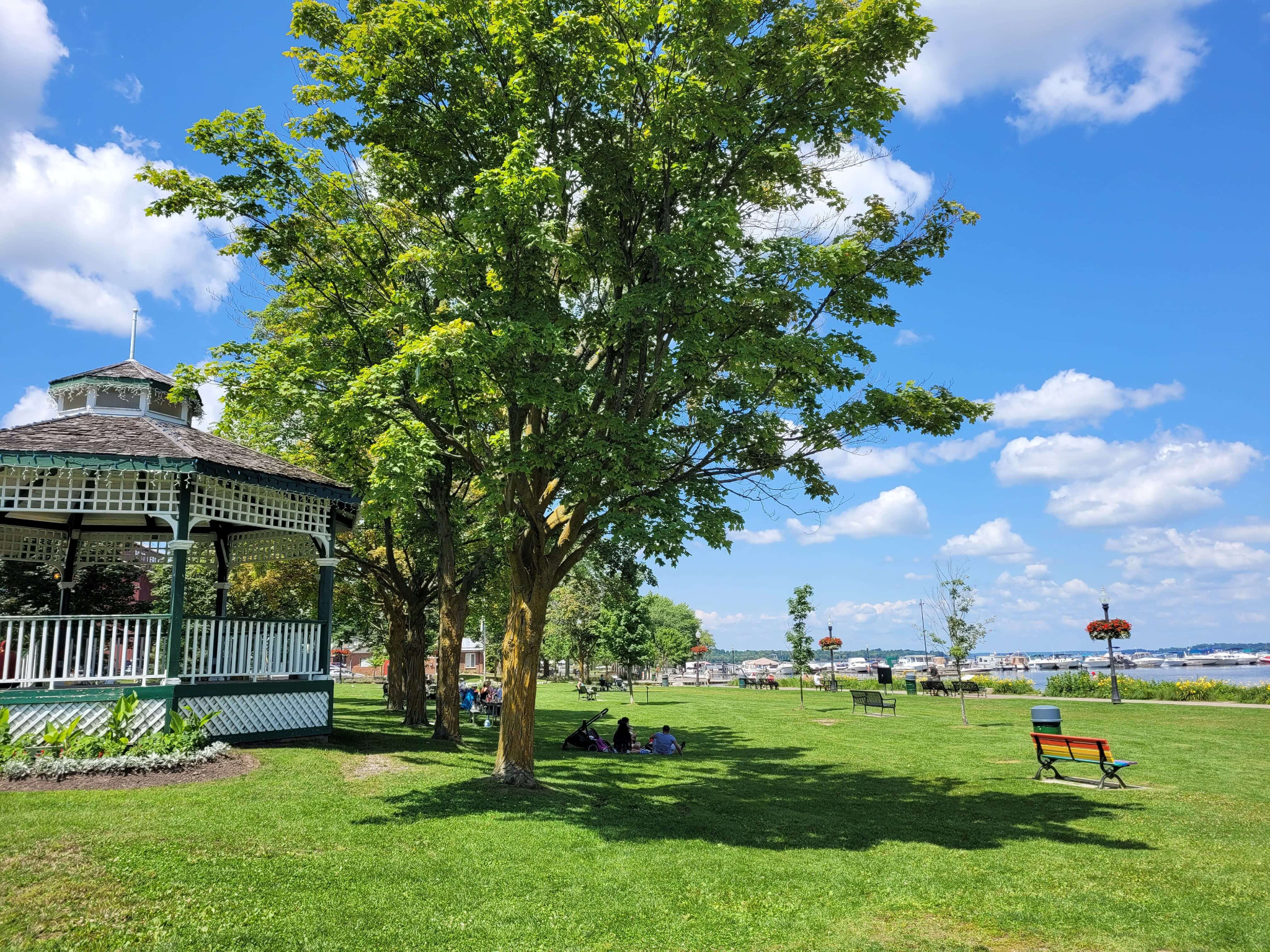 Palmer Park and the Port Perry waterfront